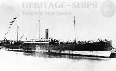 Tropic (1), White Star Line steamship - as the Frederica