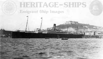 Arabic (2) - White Star Line steamship at Naples