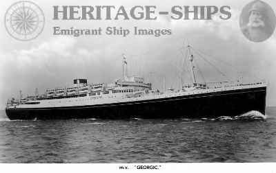 Georgic (2), White Star Line steamship - post 1943