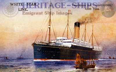 Haverford - White Star Line Line steamship