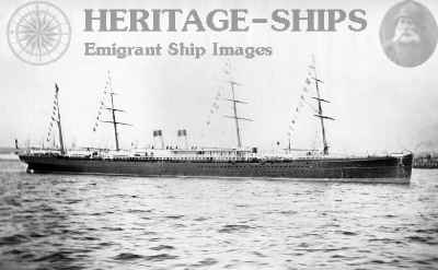Britannic (1), White Star Line steamship - at Liverpool