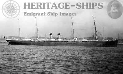 Germanic, White Star Line steamship - short funnels