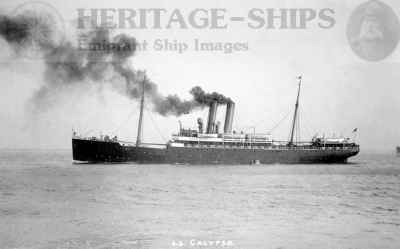 Wilson Line steamship Calypso (2) steaming on the Humber