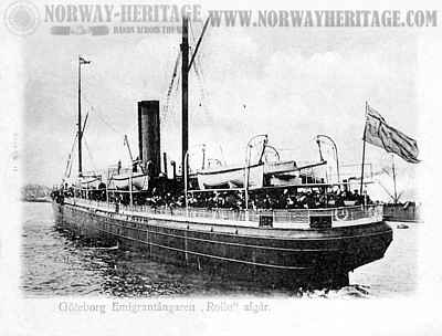 Emigrants leaving Gothenburg for Hull on the S/S Rollo (1)