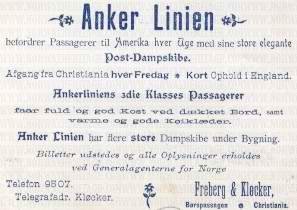 Anchor Line announcement