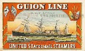 Advertising card showing the S/S Arizona