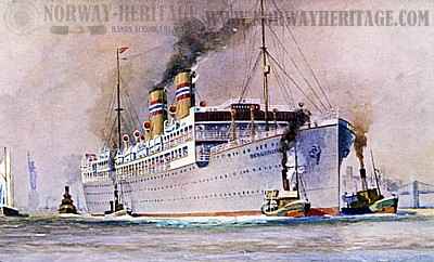 Picture of the S/S Bergensfjord