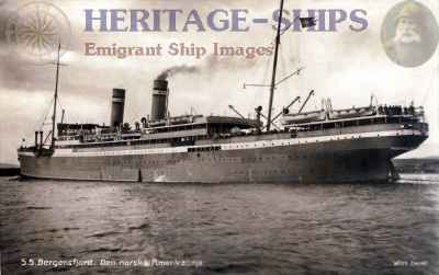 Picture of the S/S Bergensfjord