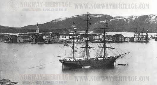 The New Brunswick at the harbor in Namsos