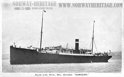 S/S Numidian, Allan Line
