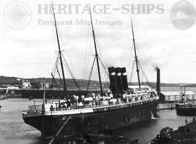 Paris, American Line steamship - at Milford Haven