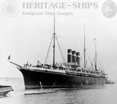 The American Line steamship New York - as she appeared before the rebuild in 1901