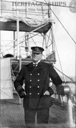 The Cunard Line steamship Umbria - Capt. J. T. W. Charles 1907