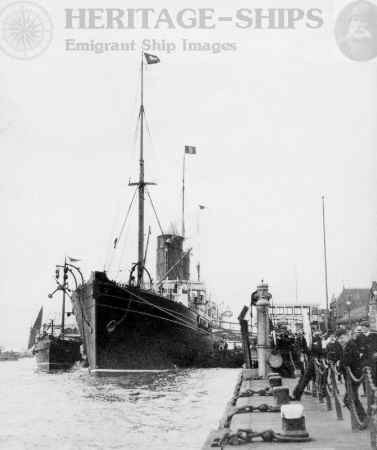 Cunard Line steamship Umbria at Liverpool