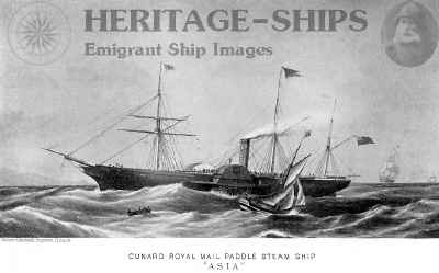 Asia (1), Cunard Line steamship