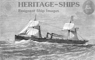 Schiller, Hamburg America Line steamship - ex Adler Line