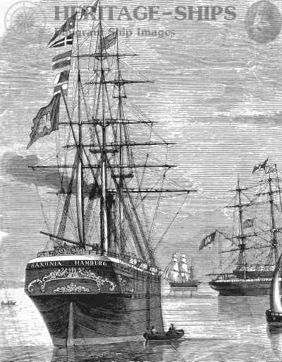 Saxonia (1) - Hamburg America Line steamship