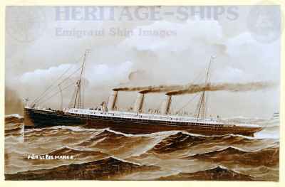 Hamburg America Line steamship Furst Bismarck (1)