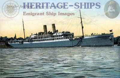 Hamburg (1), Hamburg America Line steamship