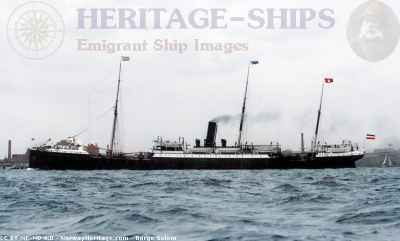 Rugia (1), Hamburg America Line steamship.