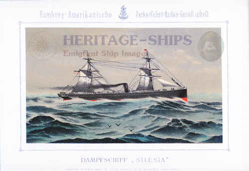 Hamburg America Line steamship Silesia