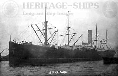 Kaipara New Zealand Shipping Co. Ltd. (Canadian-Australian Line) steamship