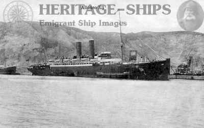 S/S Havel as the Alfonso XII (3) in service for Cia Trasatlantica