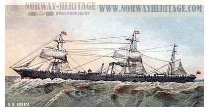 Erin, National Line steamship