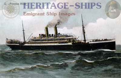 Norddeutscher Lloyd steamship Princess Alice