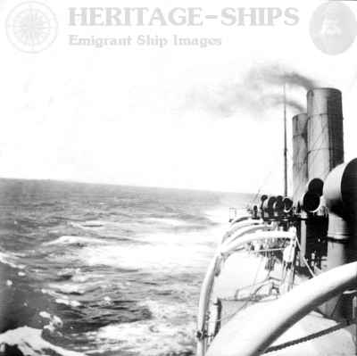 Kaiser Wilhelm der Grosse - looking aft April 1904