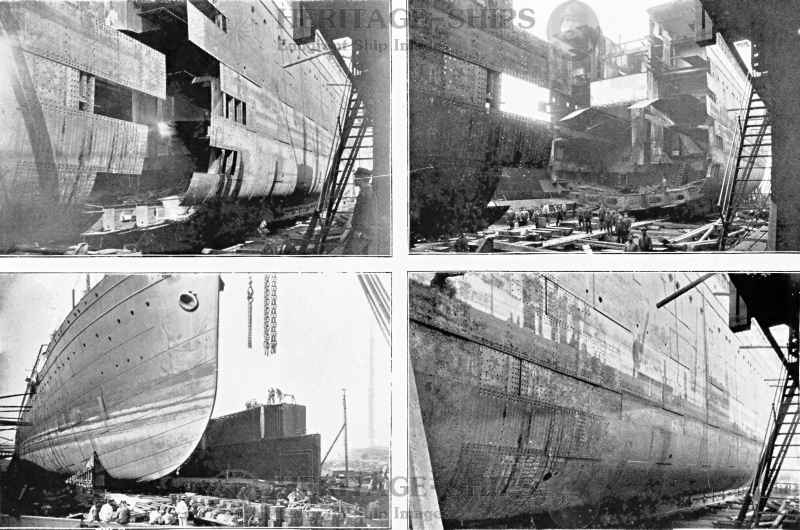 Lengthening of the Spree at the Vulcan yards at Stettin