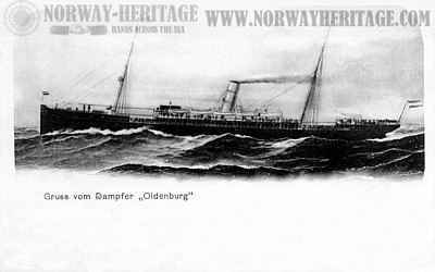 S/S Oldenburg, Norddeutscher Lloyd