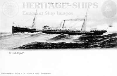 Stuttgart (1), Norddeutscher Lloyd steamship