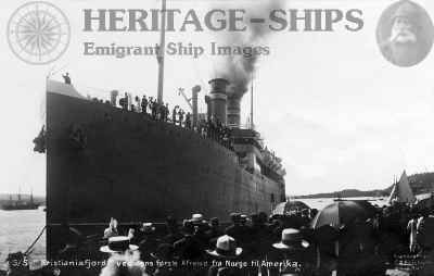 Kristianiafjord (1), Norwegian America Line steamship