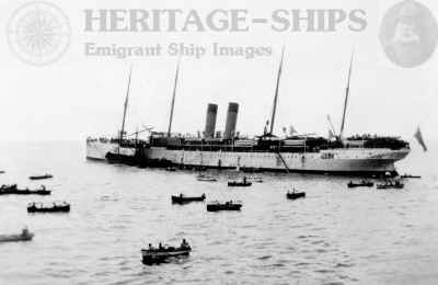 Britannic (1) - as Military Transport N62 at the Cape, South Africa.