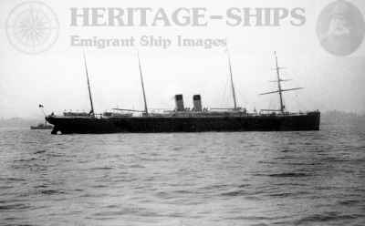 Britannic (1) - off New York 1890