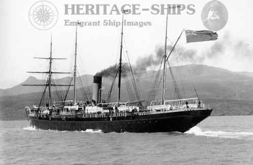 White Star Line steamship Coptic - Cabin plan