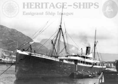 Wilson Line steamship Eldorado (3) - at Bergen harbor