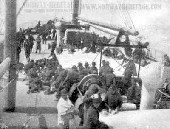 Steerage passengers, NDL steamship