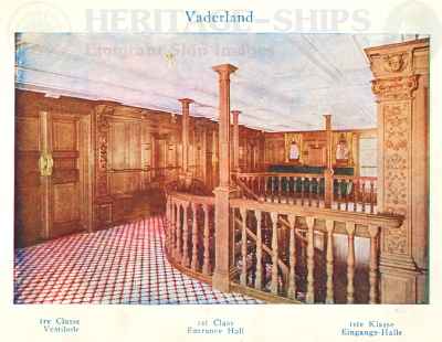 Vaderland (2) - 1st class entrance hall