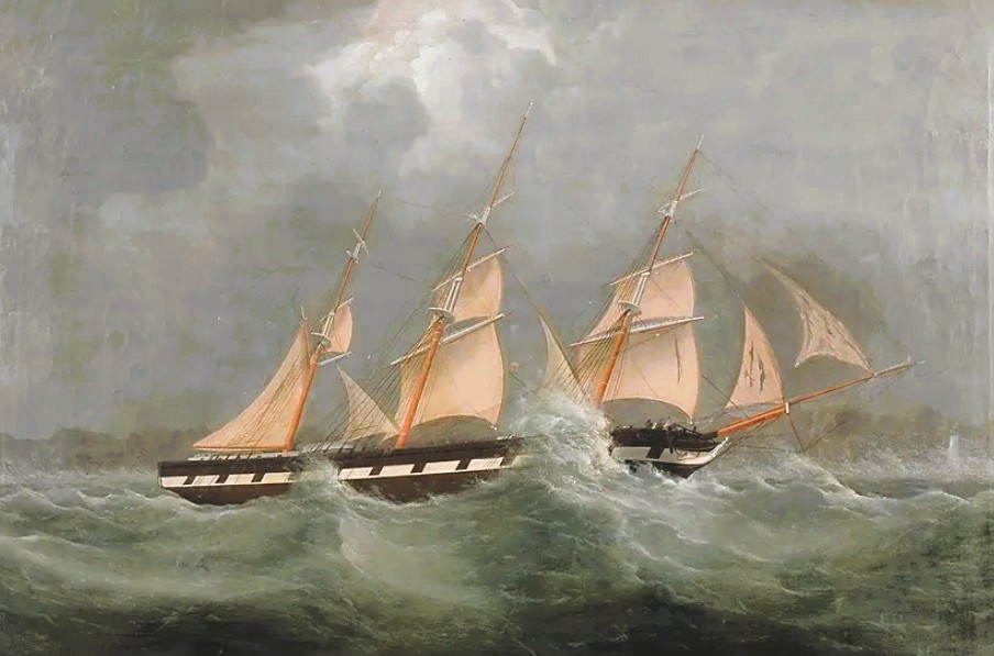 A story about the crossing on the Victoria from Drammen to Quebec in 1861
