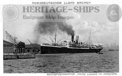 Prinz Ludwig in Yokahama