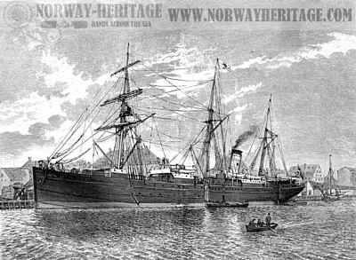 The Thingvalla Line steamship Geiser