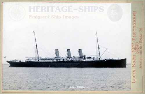 Hamburg America Line steamship Normannia (2)