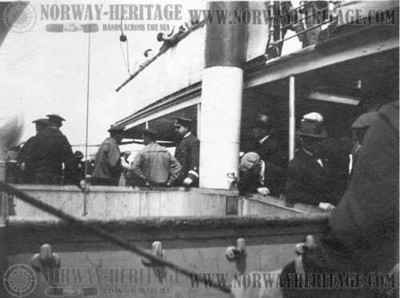 Deck Life – On deck of a North German Lloyd steamship in 1911