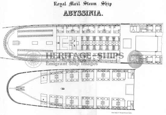 Abyssinia - cabin plan