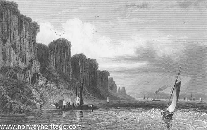 Palisade Rocks on the Hudson River