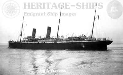 Teutonic - armed merchant cruiser WW1
