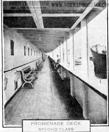 The promenade deck 2nd class