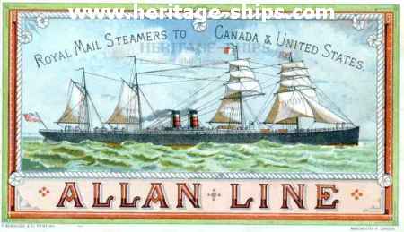 Picture of the Parisian as she was riginally constructed before the refitting in 1899
